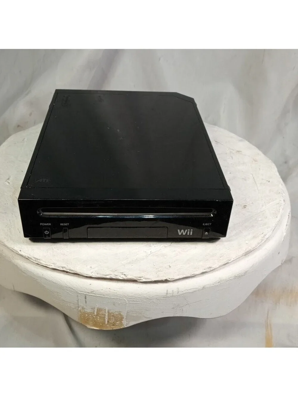 Nintendo Wii Console Family Edition Model RVL-101 Black Gaming System Tested